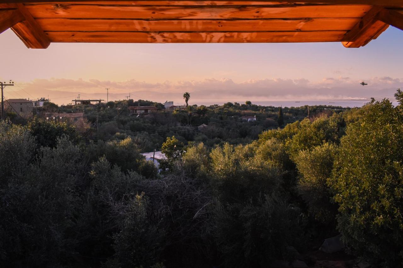 Amber Seaview Villa By The Olive Groves Каламата Екстериор снимка
